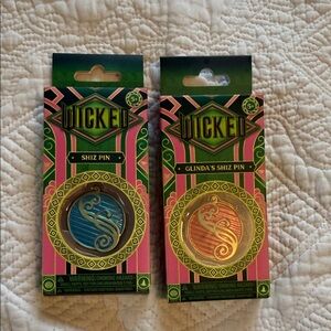 Wicked Shiz Pin Set - Blue and Pink